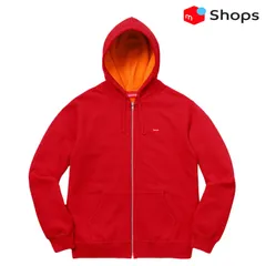Supreme Contrast ZipUp Hooded Sweatshirt M