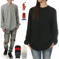【新品・未使用】ラルフローレン 長袖 Tシャツ メンズ レディース 大きいサイズ RALPH LAUREN サーマル ロンT 長袖Tシャツ USAモデル クルーネック 大きめ ゆったり ビッグサイズ おしゃれ ラルフ ブランド S M L XL 2XL