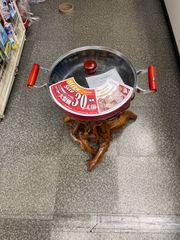 ガラス蓋つき　大型鍋　30㎝