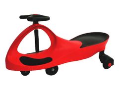 スイングカー 乗用玩具 スィングカー エコカー 乗物 三輪車 のりもの ゴムタイヤ プラスティックタイヤ ２種類ウィール付き おもちゃ 乗り物 赤 レッド