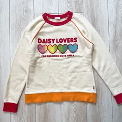 DAISY LOVERS デイジーラヴァーズ トレーナー スウェット アイボリー系 ハート M 150cm 長袖 平成 女児 ギャル Y2K グランジ Archive 00sのサムネイル