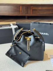 【今日特価】Chanel 25S Large Grained Calfskin Hobo（シャネル 25S ラージ グレインド キャルフスキン ホボ）-WTO輸入3
