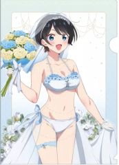 [중고] 클리어 파일 갱과 루나(웨딩 수영복) A4 클리어 파일 [그녀, 빌립니다]