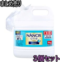 【3点セット】業務用 NANOX one(ナノックスワン) 高濃度コンプリートジェル PRO 4kg　【ODK】