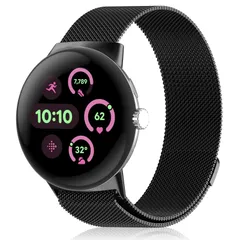 【数量限定】41 mm/Google Pixel Pixel Watch 2/Google Pixel Watch Watch 対応 ステンレスバンド 磁気付き金属ベルト 3 スマートウォッチバンド 調節可能 交換ベルト 替えベルト Google Google