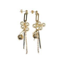 【amplis / アンプリス】nowa pierce -Gold-  /  ピアス パール ゴールド