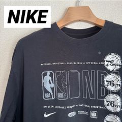 NIKE ナイキ NBA アメリカ古着 ロングTシャツ プリントTシャツ BLACK XL