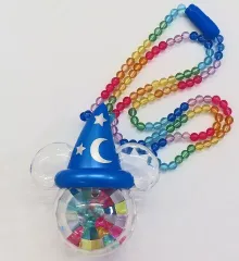 【中古】アクセサリー(非金属) ミッキーマウス(ストラップビーズネックレス仕様) 光るペンダント 「ディズニー」 東京ディズニーリゾート限定