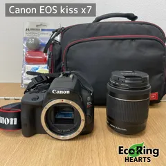 【SALE】 Canon EOS kiss x7 キャノン デジタル 一眼レフ カメラ ブラック 黒 MSID445