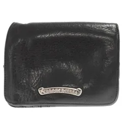 CHROME HEARTS (クロムハーツ) JOEY/ジョーイ レザーウォレット 二つ折り財布 ブラックのサムネイル