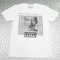 オフィシャル バンドTシャツ ナインインチネイルズ NINE INCH NAILS Head Like A Hole ホワイト 白