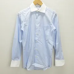 G■ユナイテッドアローズ/UNITED ARROWS 長袖シャツ/コットン【37】青系/men's/199【中古】■