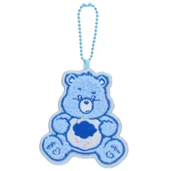 【メール便】ケアベア キーホルダー 刺繍ワッペンチャーム グランピーベア CareBears ジェイズプランニング バッグチャーム キャラクター グッズ 