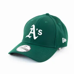 【ニューエラ正規品】ニューエラ NEW ERAⓇ 帽子 9FORTY MLB オークランド・アスレチックス ウーブンパッチ ダークグリーン(商品番号：14109663)