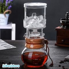 水出しコーヒー アイスコーヒー コーヒーメーカー 400ml スピード調整 点滴式水出しコーヒー器具 耐熱ガラス 透明 清潔便利 お茶 氷 密閉構