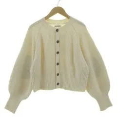 ビームスボーイ BEAMS BOY 5ゲージ エルボーパッチ カーディガン 13-15-0074-126 ショート丈 丸首 ナチュラル BEAMS BOY（ビームス ボーイ）5ゲージ エルボーパッチ