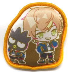 【中古】バッジ・ビンズ 東雲彰人(Vivid BAD SQUAD)×バッドばつ丸 ふわふわバッジ 「セガ ラッキーくじ プロジェクトセカイ カラフルステージ! feat. 初音ミク×サンリオキャラクターズ」 D賞