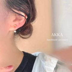 Star  zircon  mini  earring   一粒スタージルコニアミニ樹脂イヤリング　樹脂ピアス