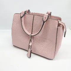 ◇ Θ GUESS ゲス 2way ハンド ショルダー バッグ ピンク系 レディース E  【1507030011512】