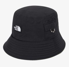 THE NORTH FACE ノースフェイス ローブリム ポケット バケットハット ストリート系 キャンプ 登山 旅行 帽子 ブラック色 海外限定