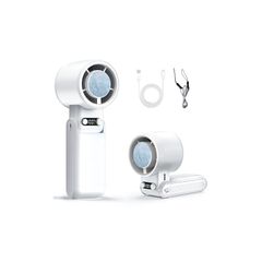 即納：【2025新登場 -20℃瞬時冷感】 ハンディファン 冷却プレート 首掛け・手持ち卓上・扇風機 折り畳み可能 携帯小型ハンディ扇風機 強力送風 100段階風力調節 5500mAh大容量 長時間稼働 Type-C充電式 LED電量表示 軽量 静音 持ち 1
