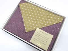 【京松】リサイクル着物 和装小物 和雑貨 風呂敷 両面小紋 未使用品 kyo7w07-733