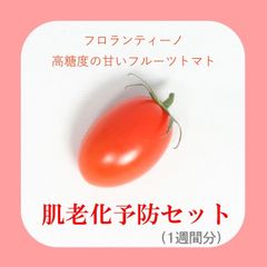 【肌の老化予防に！】高糖度フルーツミニトマト　フロランティーノ1週間分