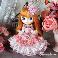 ロリータロマンス 幻の湖畔に舞い降りたローズピンクの妖精 可憐なグラデーションドレス