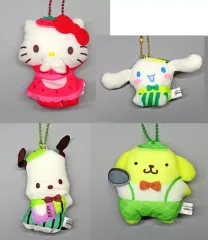 【中古】キーホルダー 全4種セット 「サンリオキャラクターズ かおりつきパフェマスコットぬいぐるみ」
