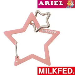 キーホルダー スター カラビナ ミルクフェド MILKFED NEO STAR CARABINER 103211054028 星 ブランド バッグチャーム ピンク パープル 紫