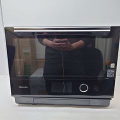 M0416E1 TOSHIBA 東芝 電子レンジ 石窯ドーム ER-TD7000 ブラック 2019年製 動作確認済み
