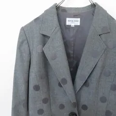 ハナエモリ HANAEMORI ドット シングル ジャケット w933988ssのサムネイル