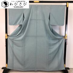 小紋 型染 扇子に花模様 鳥 青色 縮緬 しつけ糸 K-5000 小紋 型染 扇子に花模様 鳥 青色 縮緬 しつけ糸 K-5000 - メルカリ