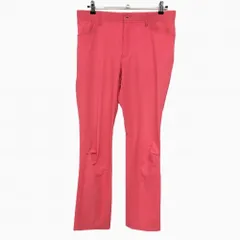 アディダス パンツ 蛍光ピンク 無地 ストレッチ メンズ O ゴルフウェア adidas