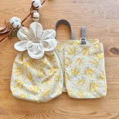 ミモザ｜入園入学3点セット（体操袋・シューズ袋・レッスンバッグ）