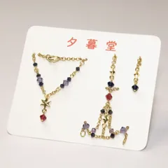 ドール用 アクセサリー セット 002 ゴールド パンジャ ネックス ピアス