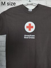 M／US古着／Ｔシャツ／American Red Cross／アメリカ赤十字／GILDAN