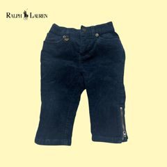 1543◯ RALPH LAUREN ボトムス　80 ネイビー　コーデュロイ