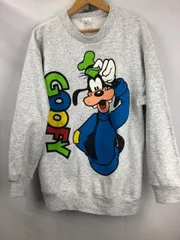 90年代　GOOFY プリント　DISNEY WEAR MADE IN USA スウェット　トレーナー　シミ有　05120714　01