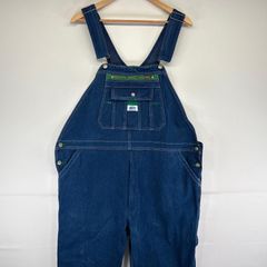 古着 リバティ LIBERTY オーバーオール デニム ワンポイントロゴ ワーク 大きいサイズ w42 L30  ブルー メンズ