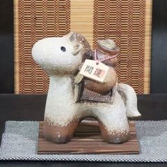 信楽焼 河童(大・メス) 縁起物のかっぱ置物 陶器カッパ やきもの しが