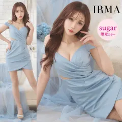 【IRMA / イルマ】ワンカラー カットアウト オフショル タイトミニドレス sugar シュガー