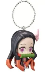【中古】食玩 キーホルダー 2.竈門禰豆子 「鬼滅の刃ディフォルメマスコット3」