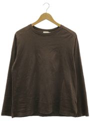 handvaerk (ハンドバーク) 60/2 L/S T-SHIRT PE-007 ロングスリーブカットソー レディース ブラウン S