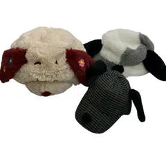 186000 現状品 SNOOPY スヌーピー ファンキャップ ユニバーサルスタジオジャパン　 ホワイト ツイード柄 3点まとめ売り