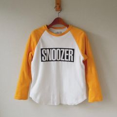 ナンバーナイン 00aw REDISUN期 ラグランカットソー SNOOZER ダイナライブ 白×黄色 1（t-210）