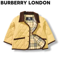 【人気】 バーバリー ロンドン BURBERRY LONDON 裏ノバチェック キルティングジャケット 100 ベージュ キッズ ベビー 子供服 ♪