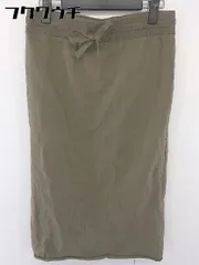 ◇ BEAUTY & YOUTH UNITED ARROWS バックスリット 膝下丈 タイト スカート カーキ系 レディース  【1109150003615】
