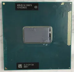 【中古パーツ】複数購入可 CPU Intel Core i3-3120M 2.5GHz  SR0TX Socket G2 ( rPGA988B)2コア4スレッド動作品 ノートパソコン用