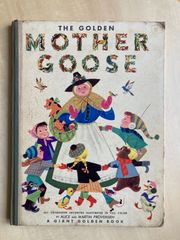 古書　プロベンセンのマザーグース　The Golden Mother Goose Book -  A Giant Golden Book　アンティーク絵本　ビンテージ絵本
